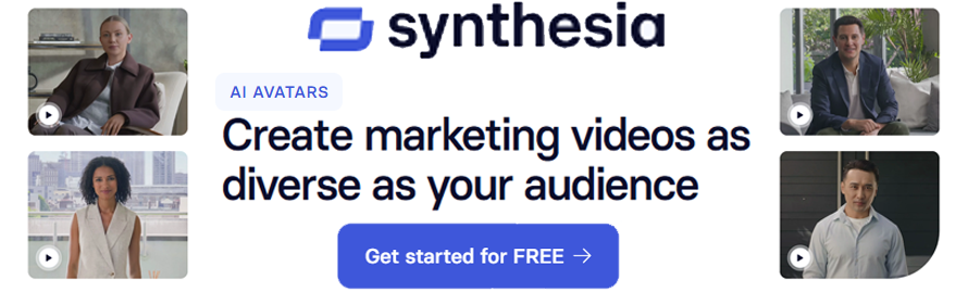 synthesia mid-page ad