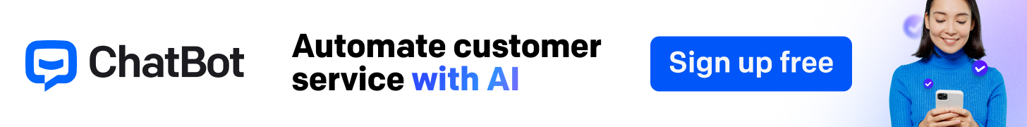 chatbot mid-page ad