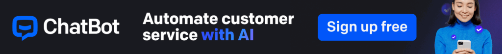 chatbot mid-page ad